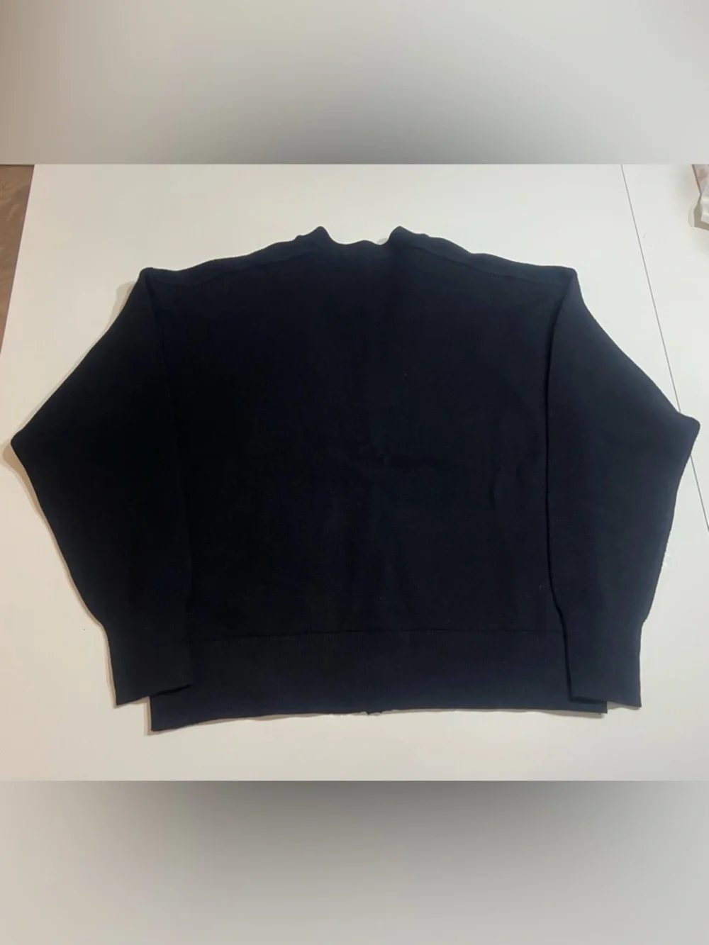 ZARA Black V-Neck Cardigan with Decorative Buttons - Picture 14 of 16